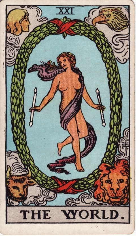 The World from the 1909 deck